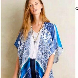 Subtle Luxury by Anthropologie Kimono Size O/S